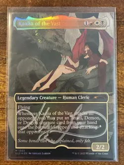 MTG✨Signed KAALIA OF THE VAST Artist Proof w/Art FOIL✨SLD Tragic Romance MYTHIC - Image 2