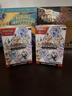Pokemon Prismatic Evolutions Booster Bundle Lot Of 2 Brand New Factory Sealed - Image 5