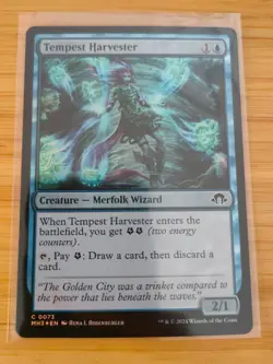 MTG Tempest Harvester (FOIL) 0073 Modern Horizons 3 M/NM Free UK P&P - Image 1