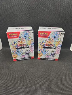 Pokemon Prismatic Evolutions Booster Bundle Lot of 2 Boxes NEW Factory Sealed - Image 1