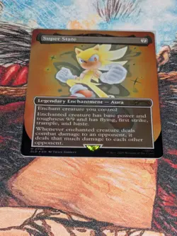 MTG Foil Super State Secret Lair X Sonic - Image 1