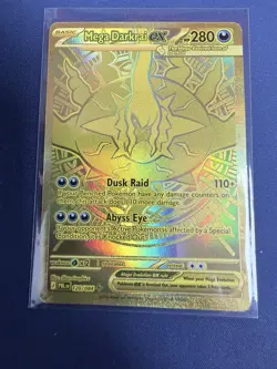 2026 Pokemon Mega Darkrai ex Gold Hyper Rare 120/084 Pitch Black English NM - Image 1