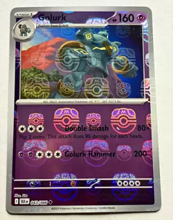Golurk Master Ball 043/086 SV: Black Bolt Near Mint - Image 1