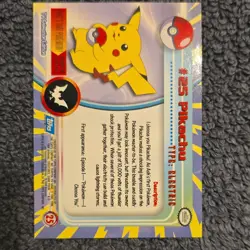 Topps Pokemon TCG Pikachu TV Animation Edition #25 English Regular - Image 2