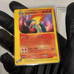 Pokemon TCG Typhlosion 65/165 Expedition E-Reader Non-Holo Rare English 2002 - Image 1