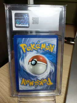 Heatran 100/172 - Regular Rare - Brilliant Stars - Pokemon TCG - Miscut CGC 8.5 - Image 2