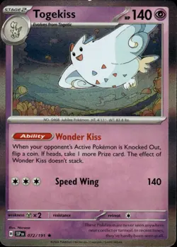 TOGEKISS (COSMOS HOLO) 085/197 HOLO PROMO BLISTER EXCLUSIVES POKEMON HOLO NM/M - Image 1