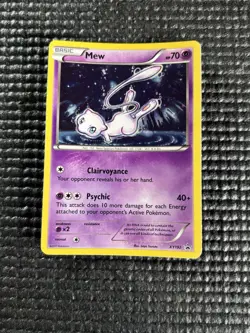 Mew HOLO PROMO Black Star XY192 Pokemon Magearna Mythical Collection Box Set LP - Image 1