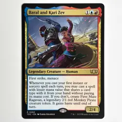 BARAL AND KARI ZEV MTG TDC - CARTE MAGIC THE GATHERING EN NEUF - Image 1