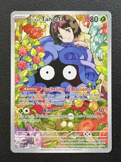 Erika's Tangela 218/217 Illustration Rare ME: Ascended Heroes Pokemon Holo NM/M - Image 1