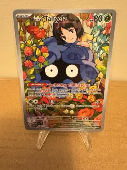 Pokemon Erika's Tangela Illustration Rare Holo ME: Ascended Heroes 218/217 - Image 1