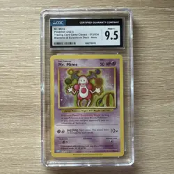 CGC 9.5 Mr. Mime 013/034 Holo Pokemon Card Game Classic 2023 Blastoise Deck - Image 1