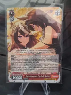 Weiss Schwarz Uma Musume Foil Card UMA/W106-E081 RR Enchainment Symboli Rudolf - Image 1