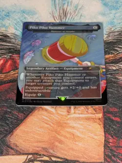 MTG Foil Hammer of Nazahan as "Piko Piko Hammer" Secret Lair X Sonic - Image 1