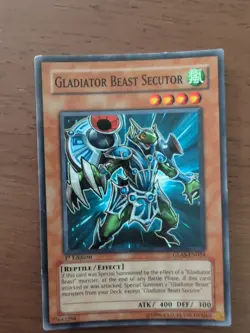 GLAS-EN024 Gladiator Beast Secutor Yu-Gi-Oh Card 1st Edition And Others Lot - Image 2