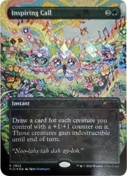 Inspiring Call (Confetti Foil) -Foil Near Mint MTG Secret Lair - Image 1