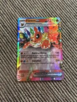 Flareon Ex (Stamped) 014/131 Prismatic Evolutions Double Rare Pokemon TCG - Image 1