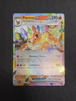 POKEMON TCG - FLAREON EX - PRISMATIC EVOLUTIONS - 014/131 - NM - Image 1