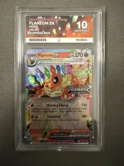 Flareon Ex 014/131 ACE 10 Stamped Promo Prismatic Evolutions Pokemon TCG Gem 💎 - Image 1