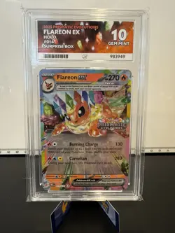 Flareon Ex 014/131 ACE 10 Stamped Promo Prismatic Evolutions Pokemon TCG Gem 💎 - Image 1