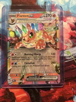 Flareon ex 014/131 Double Rare - Prismatic Evolutions Pokemon TCG - NM - Image 1