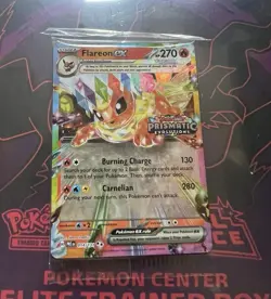 Pokemon TCG Flareon ex 014/131 Prismatic Evolutions Promo Foil English 270HP - Image 1