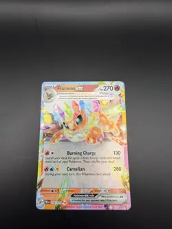 Flareon ex 014/131 Pokemon TCG Prismatic Evolutions Holo - Image 1