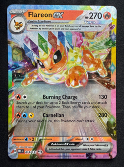 Pokemon TCG Flareon ex 014/131 – Prismatic Evolutions – Double Rare – NM - Image 2