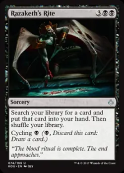 Razaketh's Rite - Light Play MTG Hour of Devastation - Image 1