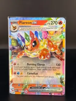 Flareon EX 014/131 Prismatic Evolutions – Pokemon TCG - NM/M - Image 1