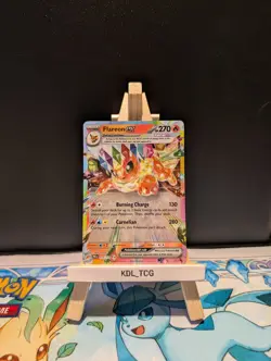 Pokemon TCG Prismatic Evolutions Flareon EX Card 014/131 - Image 1