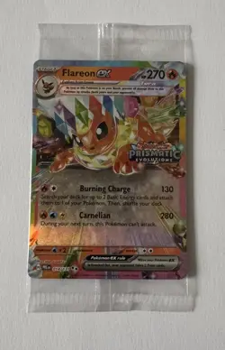 Pokemon TCG - Flareon EX - 014/131 - Prismatic Evolutions Stamped Sealed Promo - Image 1