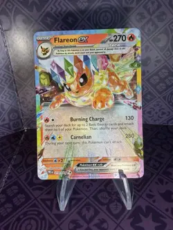 Pokemon TCG Flareon EX Prismatic Evolutions Card 014/131 - Image 1