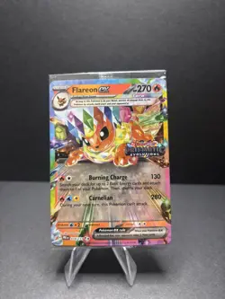 Pokemon TCG - Flareon EX 014/131 - Prismatic Evolutions Stamped Promo Sealed - Image 1