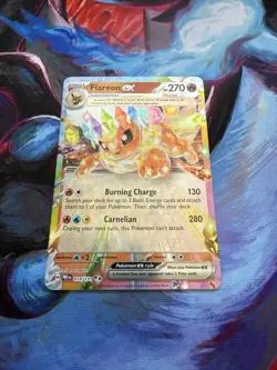 Pokemon TCG Flareon EX Prismatic Evolutions Card 014/131 NM - Image 1