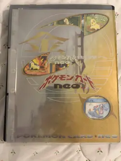1999 POKEMON NEO GENESIS PREMIUM FILE 1 FOLDER Complete - Image 1