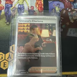 Pokemon TCG Giovanni’s Charisma 204/165 Full Art SIR SV151 NM/Mint - Image 1