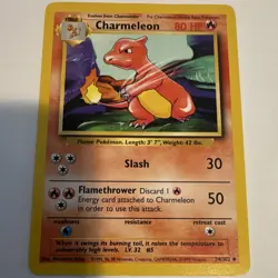 The Pokemon Company Charmander 046/102 Base Set 1999 Common 50 HP Unlimited - Image 1