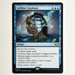 SUBLIME EPIPHANY MTG TDC - CARTE MAGIC THE GATHERING EN NEUF - Image 1