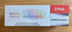 Pokemon Prismatic Evolutions COSTCO 2-pack ETB Elite Trainer Box Booster Bundle - Image 3