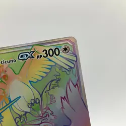 Moltres & Zapdos & Articuno GX (Secret) 69/68 Hidden Fates Holo Pokemon LP #2 - Image 3