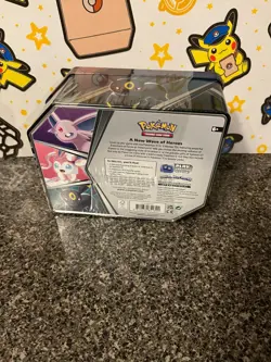 Pokemon TCG: Sylveon V Large 5 booster packs Factory Sealed Heroes Tin - Sealed - Image 3