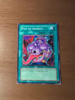 Yugioh Pot of Avarice SD10-EN030 Common 1st Edition LP - Image 1