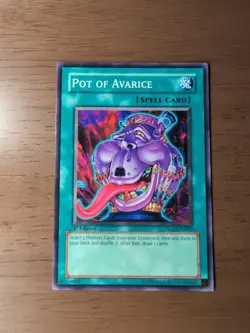 Yugioh Pot of Avarice SD10-EN030 Common 1st Edition LP - Image 3