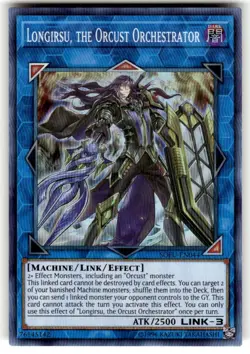 Yugioh Longirsu, the Orcust Orchestrator SOFU-EN044 Super Rare UNl Ed NM - Image 1