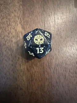 Magic the Gathering Marvel's Spider-Man Dice D20 MTG Beige - Image 1