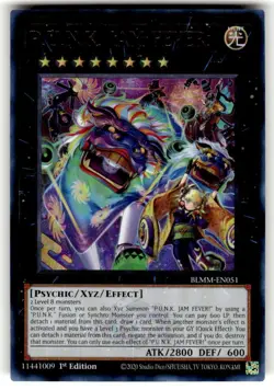 BLMM-EN051 P.U.N.K. JAM FEVER! Emblazoned Ultra Rare YuGiOh 1st Edition NM - Image 1
