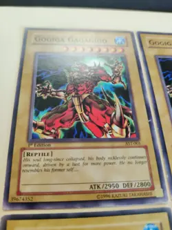 4x Gogiga Gagagigo AST-001/5DS2-EN001 1st Ed/Unlimited LP/MP - Image 2