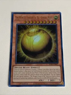 Yugioh The Winged Dragon of Ra Sphere Mode x 3 - 1st Ultra Rare NM - Free Holo A - Image 2