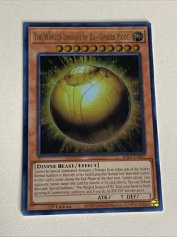 Yugioh The Winged Dragon of Ra Sphere Mode x 3 - 1st Ultra Rare NM - Free Holo A - Image 4